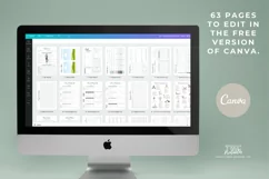 Health & Fitness Planner Canva Templates | 63 Pg | SAGE Product Image 2