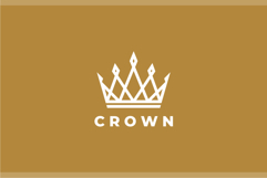 Crown Logo Design Vector Illustration Product Image 1