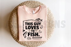 This Guy Loves To Fish Angling Design For Sublimation Product Image 2