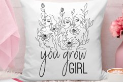 You Grow Girl SVG PNG, Keep Going Keep Growing SVG Product Image 6