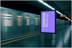 Advertising Billboard Subway Mockup Product Image 2