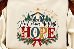 4 Christian Christmas PNG Designs, 4 Christian Inspirational Product Image 2