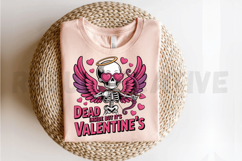 Dead Inside but It&#039;s Valentines Day Sublimation PNG Product Image 2