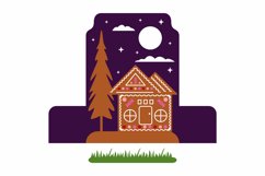 Gingerbread House with in The Night Pop Up Design Product Image 2