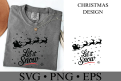 Let it Snow Svg | Christmas svg | Shirt Svg Product Image 2