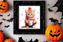 Christmas Animals Coffee Sublimation Clipart, Christmas PNG Product Image 2