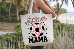 Soccer mama Pink Ball PNG Sublimation | Soccer PNG Design Product Image 1