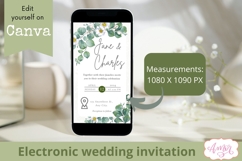 Smartphone Wedding Invitation Template, Canva template Product Image 2