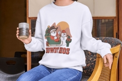 Howdy Holidays Retro Cowboy Christmas PNG Pack Product Image 2