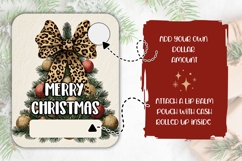 Leopard Christmas Tree Money Card, Christmas Gift Cards Product Image 2
