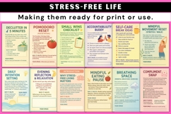 Stress-Free Life A Guided Workbook for Calm &amp; Balance Product Image 2
