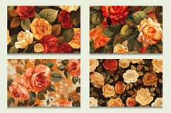 Fall Autumn Roses Cutting Boards sublimation Design Product Image 2
