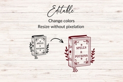 Hand Drawn Book of Spells SVG for Halloween Product Image 2