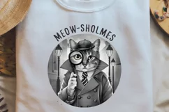 Vintage Funny Cat Quotes Sublimation, Vintage PNG Product Image 2