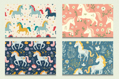 Whimsical Unicorn Cutting Boards sublimation Design Product Image 2