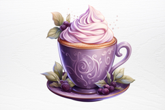 Christmas Hot Cocoa Cup Sublimation PNG Product Image 2