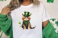 St Patricks Day Cats Clipart Bundle, St Patricks Day Cats Product Image 2