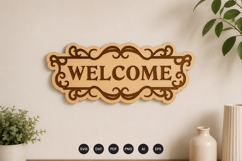 Welcome Sign Lasercut Product Image 1