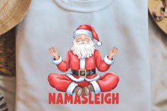 Retro Christmas Quotes Namasleigh Sublimation PNG Product Image 2
