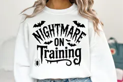 Nightmare on training SVG | Halloween Svg | Shirt Svg Product Image 1
