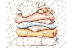 Cozy Laundry Day Clipart PNG Pastel Home Decor, Home Png Product Image 2