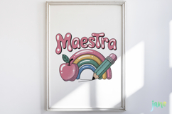 Latina Teacher Sublimation Product Image 5