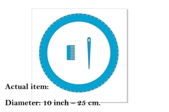 Round weaving loom 10 inch digital file laser cut plywood to Product Image 2