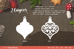 Christmas tree toys / laser cut file / SVG Product Image 2