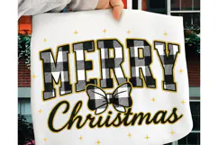 Christmas PNG, Merry Christmas Plaid, Merry Christmas PNG Product Image 3