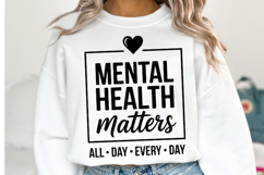 Mental Health Matters Svg | Svg Cut Files | Shirt Svg Product Image 2