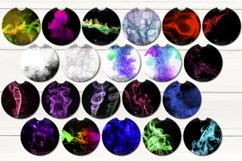 Color Smoke | 21 Sublimation car coaster &amp; key chain designs Product Image 2