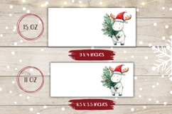 Cartoon Christmas Moose Mug, Christmas Animals Mug Design Product Image 2