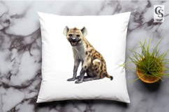 Watercolor Hyena Clipart Sublimation PNG Product Image 3