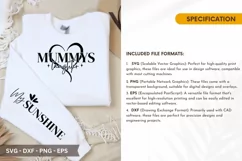 Mummy's Laughter SVG - Mother's Day Sleeve T shirt Design Product Image 2