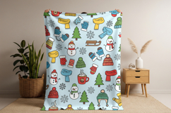 Man holding soft blanket mockup Product Image 3