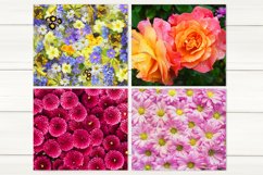 Oil paint flower Skinny tumbler design | Sublimation bundle Product Image 2