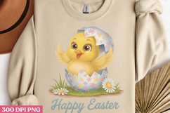 Happy Easter PNG, Happy Easter Sublimation PNG Product Image 1