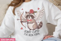 Sorry Cupid I&#039;VE BEEN Feral PNG, Coquette Valentines Day Sub Product Image 2