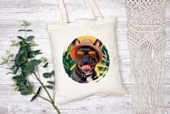 Summer French Bulldog Dog Illustration, French Bulldog PNG Product Image 2