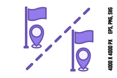 Colored Border Icon Product Image 1