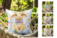 Easter Basket Pillow Designs, Animals Pillow Template Product Image 2