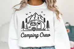 Camping Crew svg Design | Svg Cut Files | Shirt Svg Product Image 1