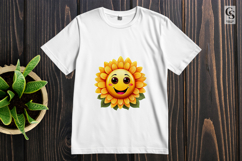 Sunflower Face Clipart Sublimation PNG Product Image 2