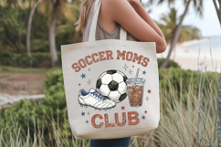 Soccer Mom Club PNG Sublimation | Soccer PNG Design Product Image 1