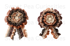 Bows, Ribbon, Lace , Clipart, Ephemera, PNG, Junk Journal Product Image 2