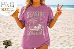 Seaside Cowgirl png, Coastal Western Beach Design Product Image 6