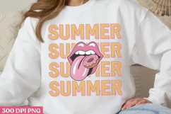 Summer' PNG, Vintage Summer Sublimation PNG Product Image 1