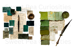Mixed Media, Paint, Ephemera, PNG, Clipart Product Image 2