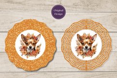 Watercolor Dog Wind Spinner Design, Chihuahua Sublimation Product Image 2