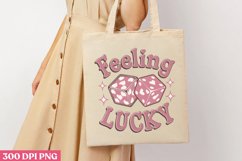 Feeling lucky PNG,Retro Valentine PNG Product Image 2